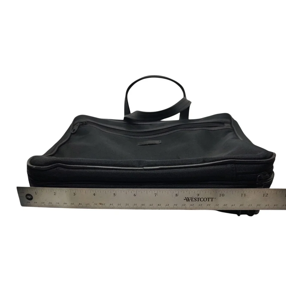 Modella Travel Bag Organizer Makeup Black Canvas Three Sections‎ Multi Pockets